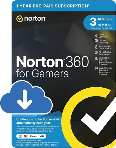 Norton 360 for - , gamers