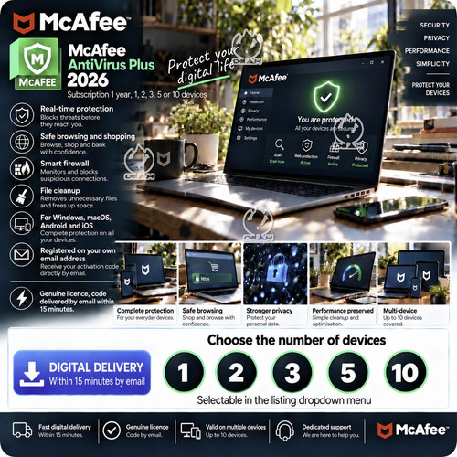 Mcafee antivirus plus - antivirus, 2