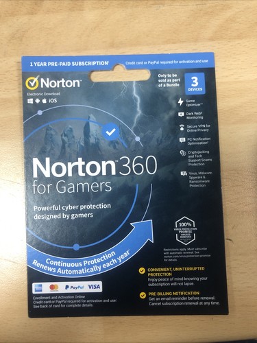 Norton 360 for - , gamers