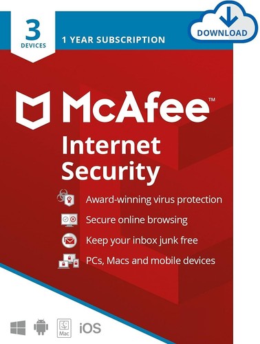 Mcafee internet security - internet,